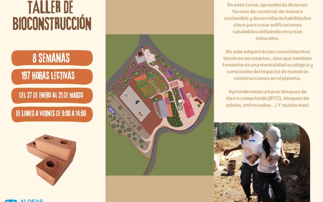 Taller de bioconstrucción en Tenerife